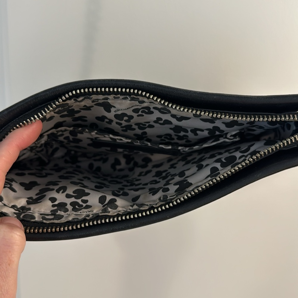 Rebecca minkoff black cross body bag leather and chain - Picture 3 of 6